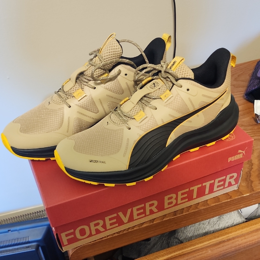 Puma Men's Sneakers - Beige and Yellow